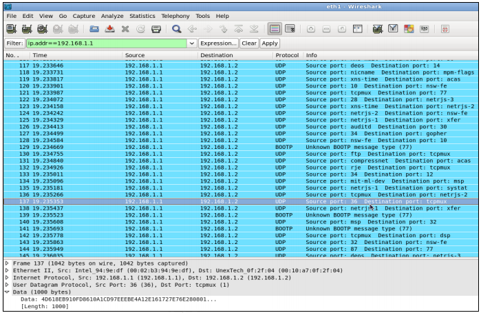 UDP Flood wireshark – The Cybersecurity Man