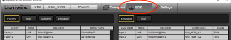 How to Change the EDID on a Lightware Matrix – CT Knowledge Base