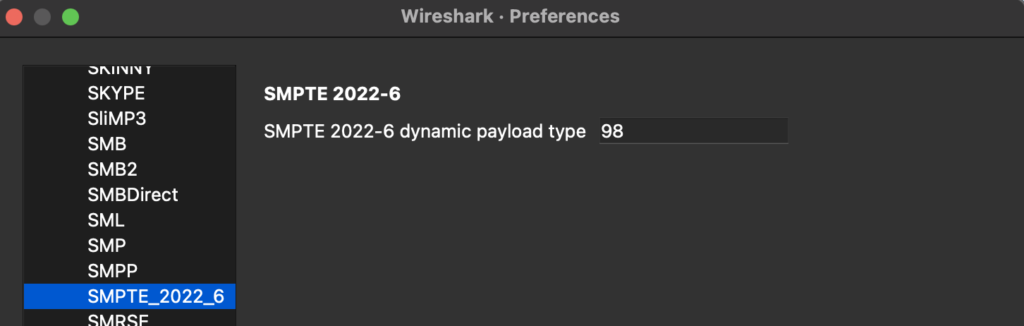 Customising WireShark to Analyse SMPTE-2022-6 and SMPTE-2110 RTP and ...